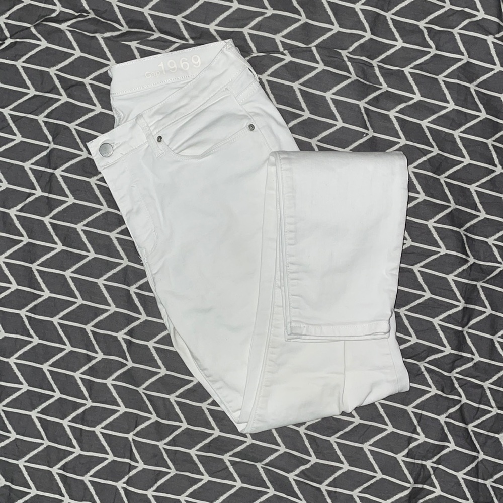 White leggings jeans